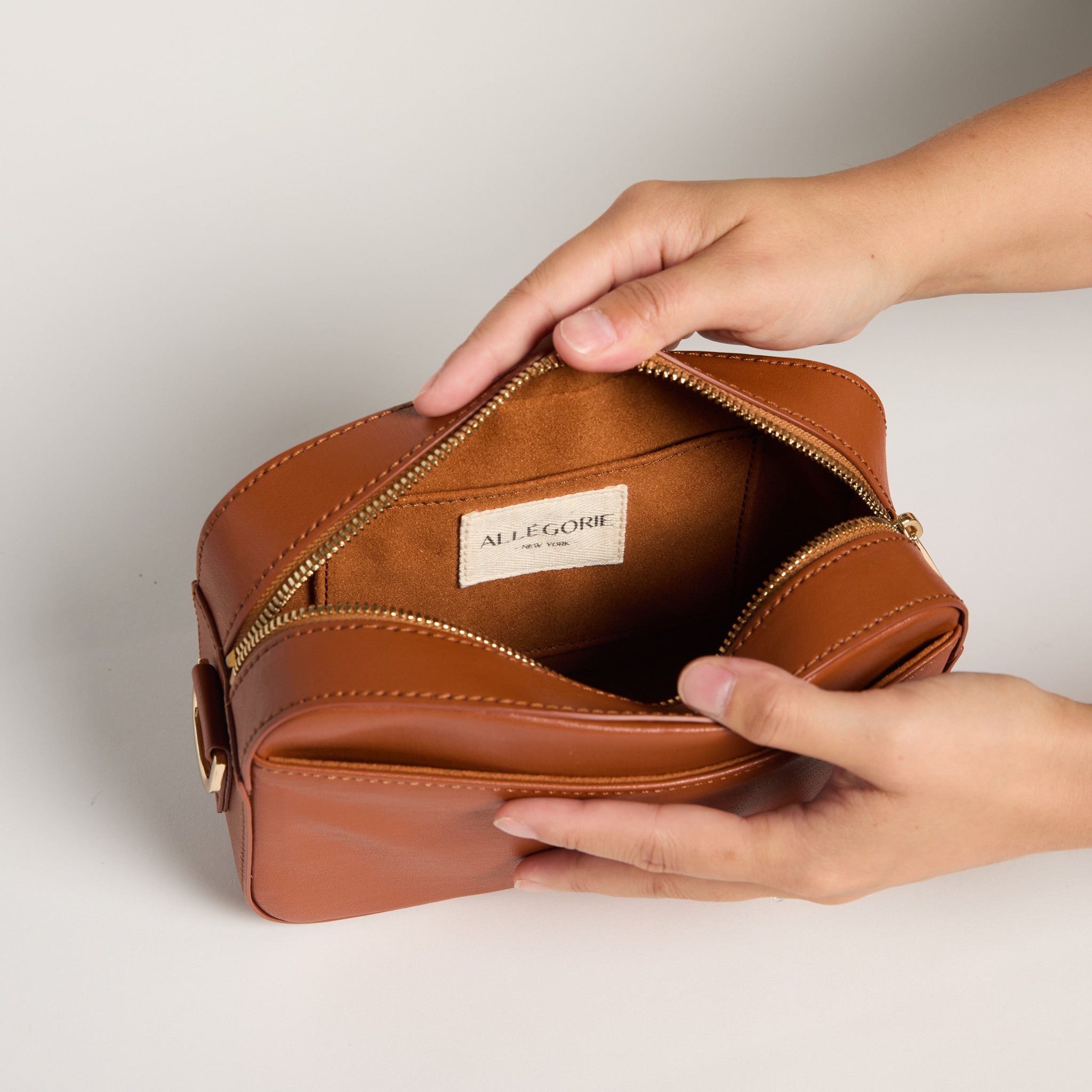 Sample Sale - Gala Crossbody Camera Bag (Brown)