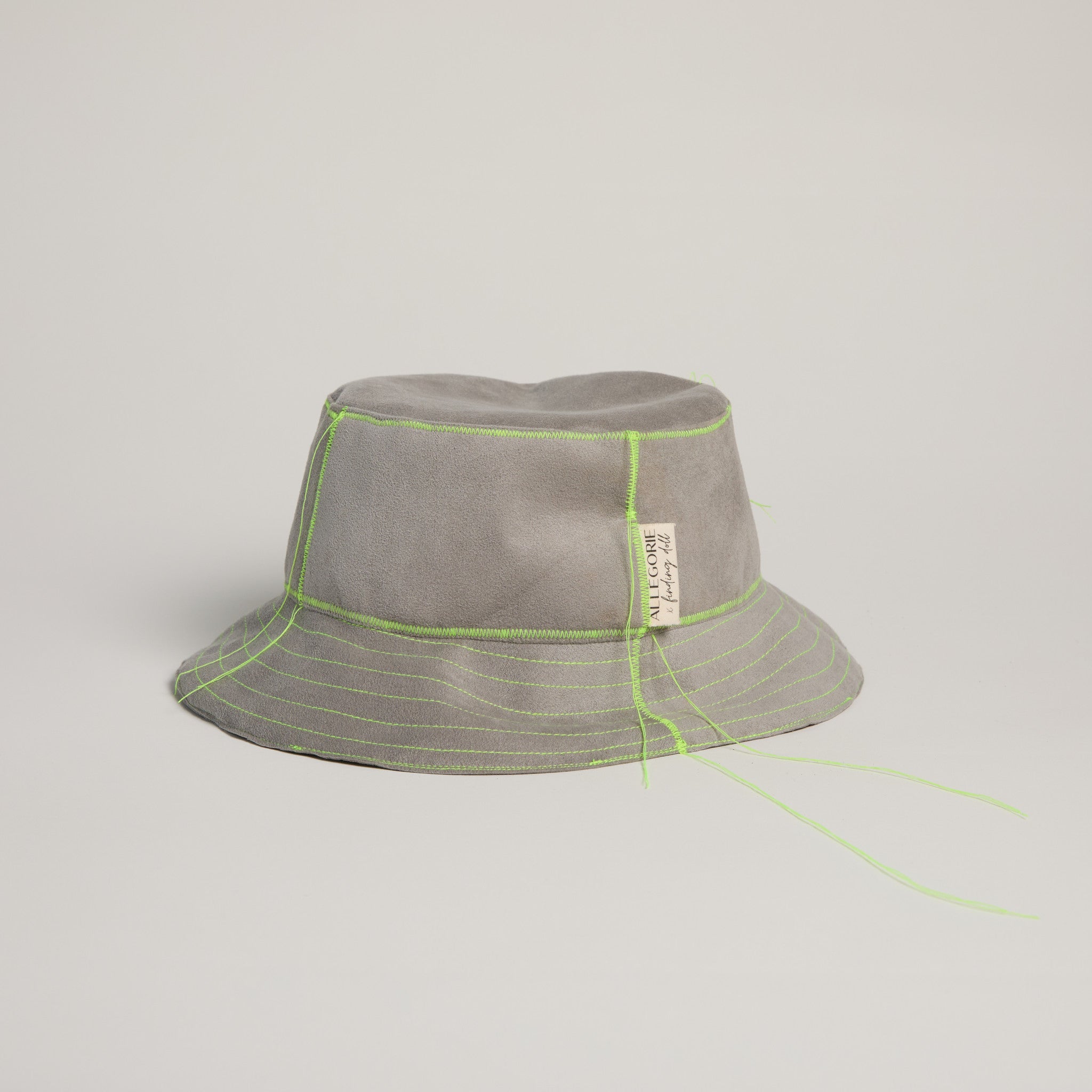 Sample Sale - A x F: Color-Blocked Bucket Hat, Misty Winter