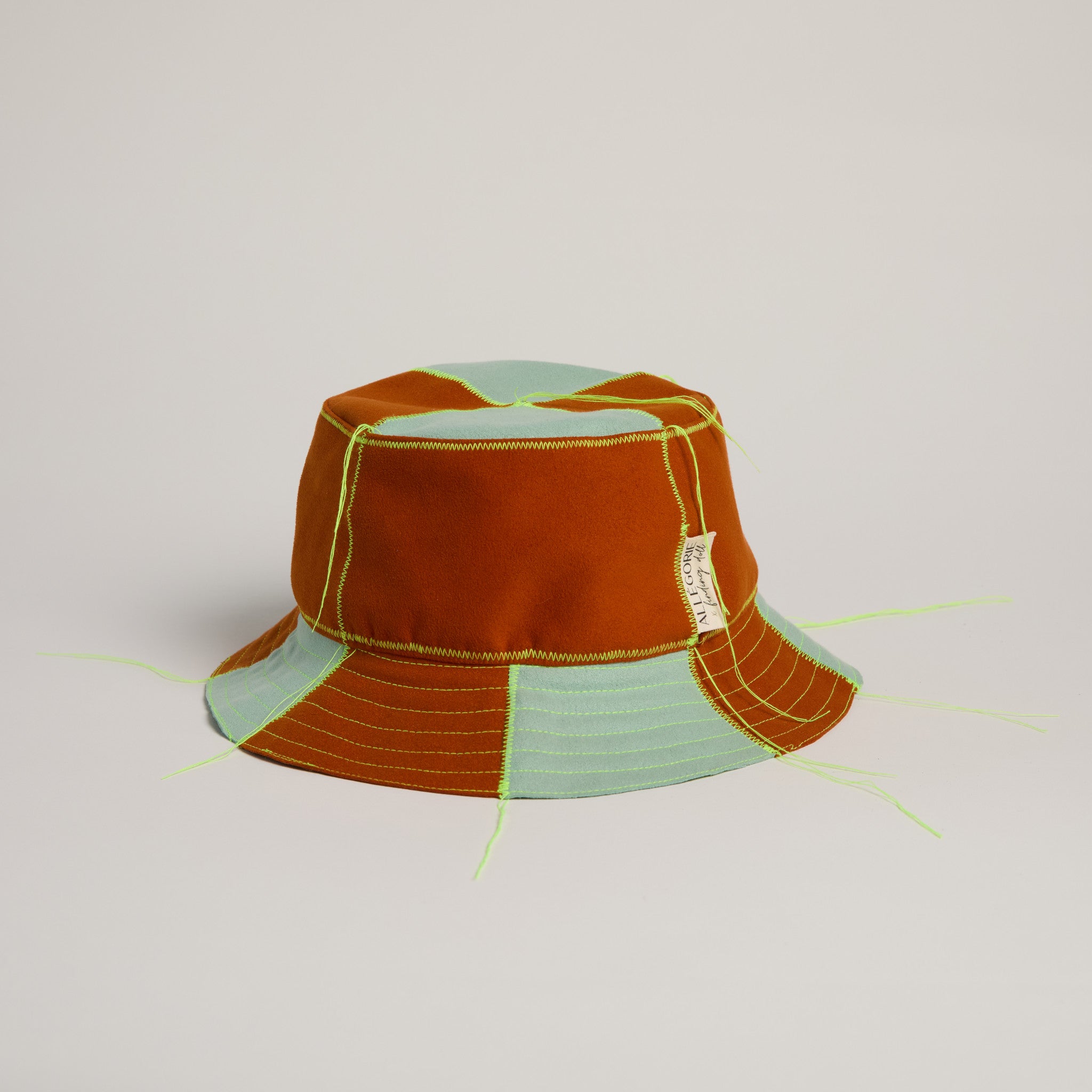 Sample Sale - A x F: Color-Blocked Bucket Hat, "Sunset"