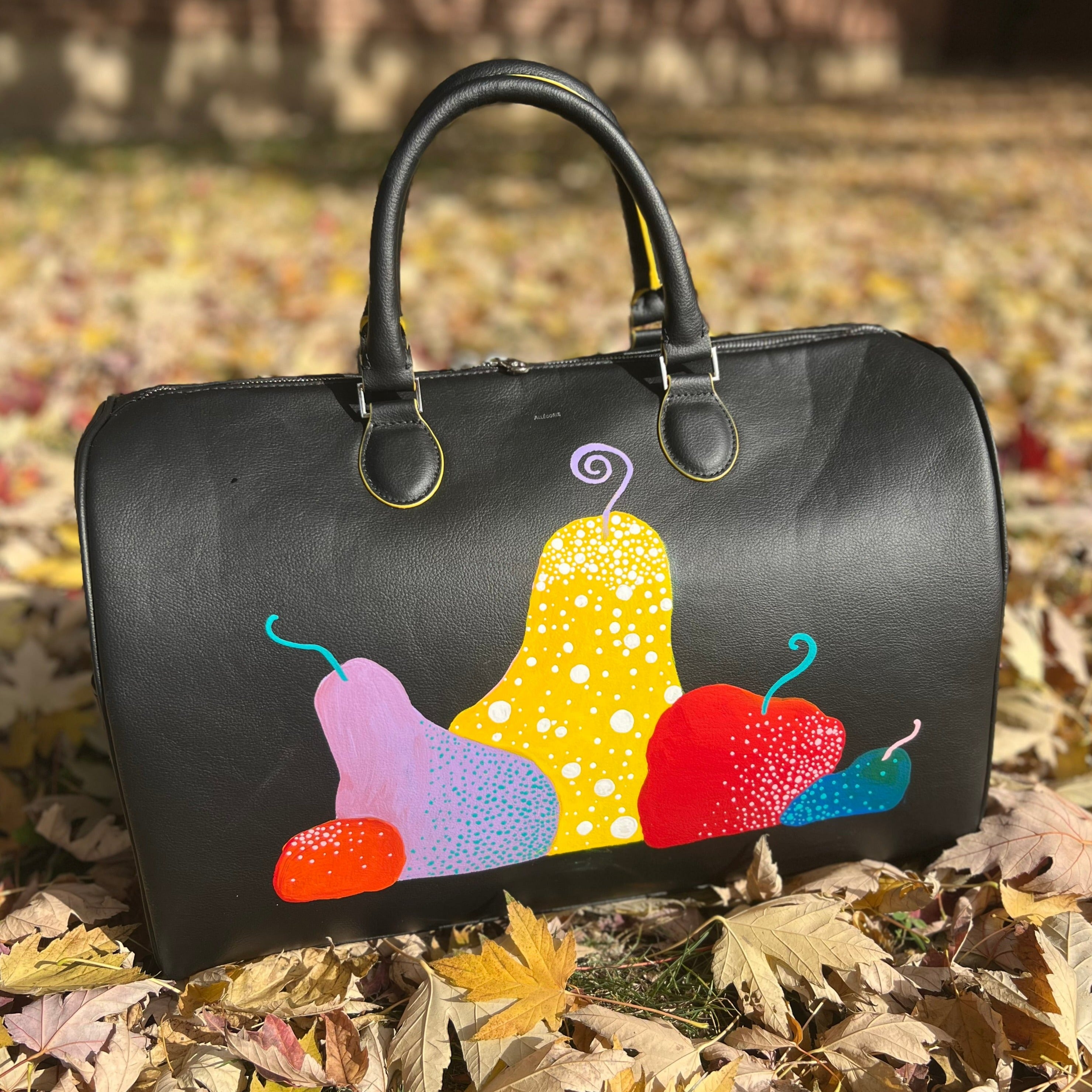 "Still-life" Gala Cruiser Bag (Black / Yellow)