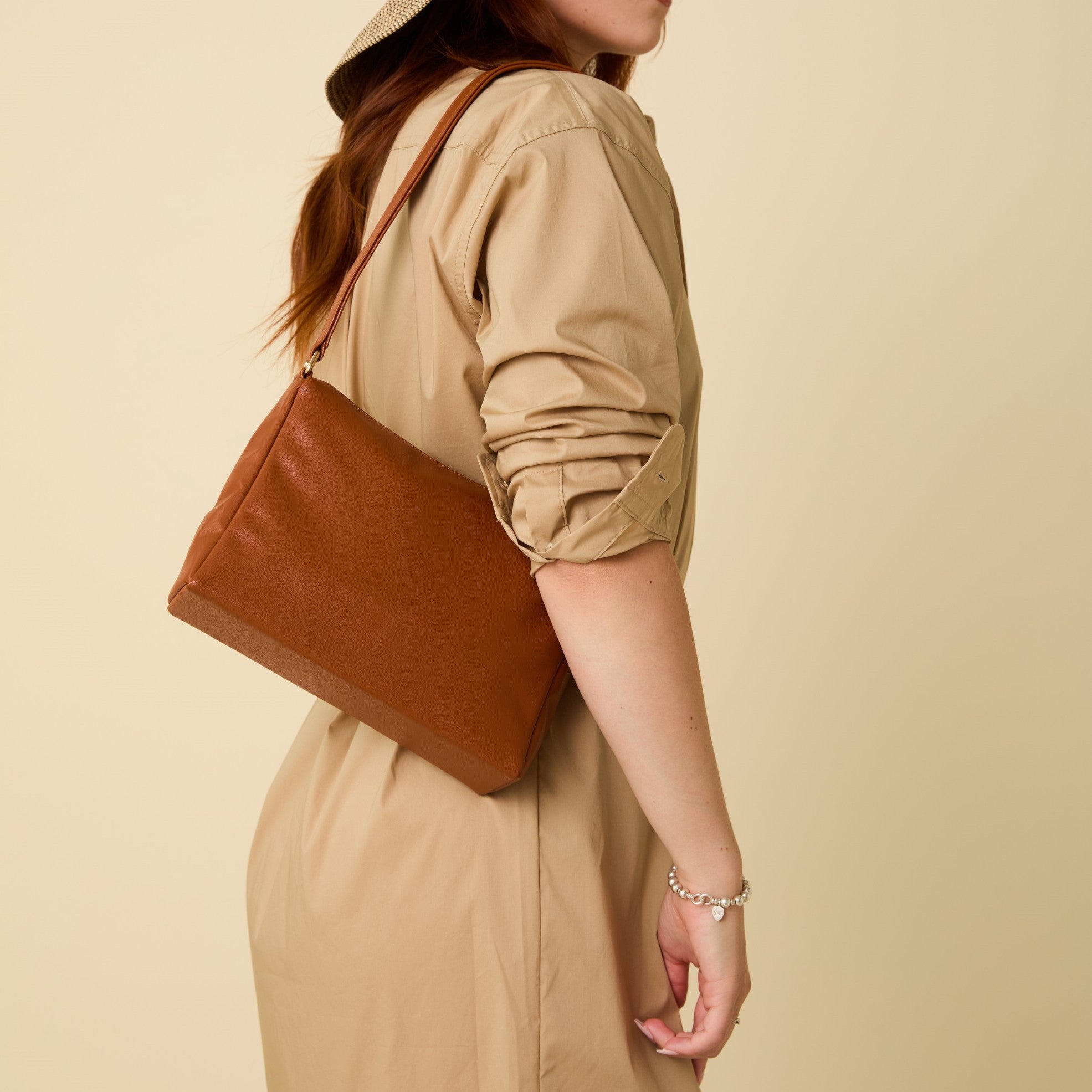 Gala Shoulder Bag (Brown)