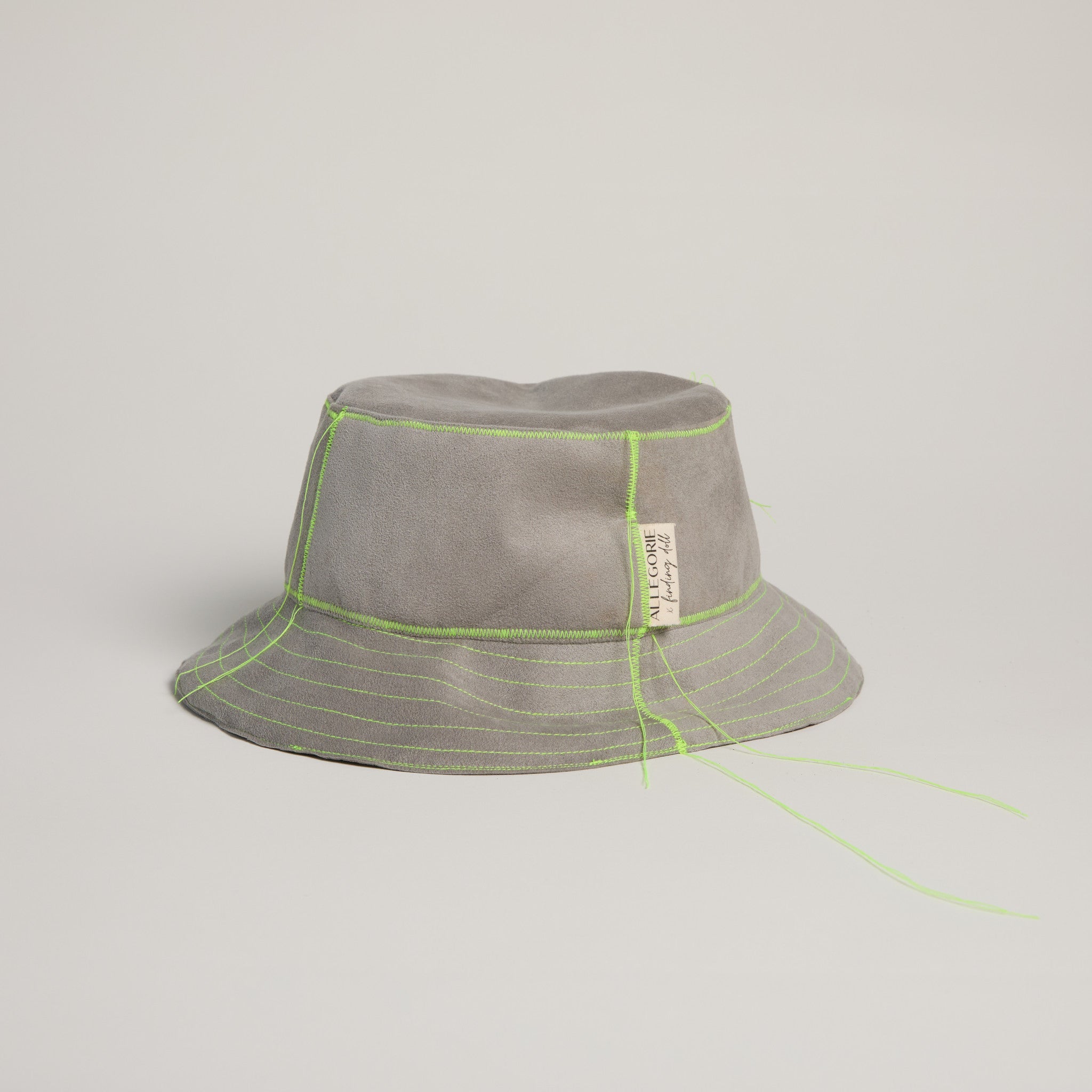 A x F: Color-Blocked Bucket Hat, Misty Winter